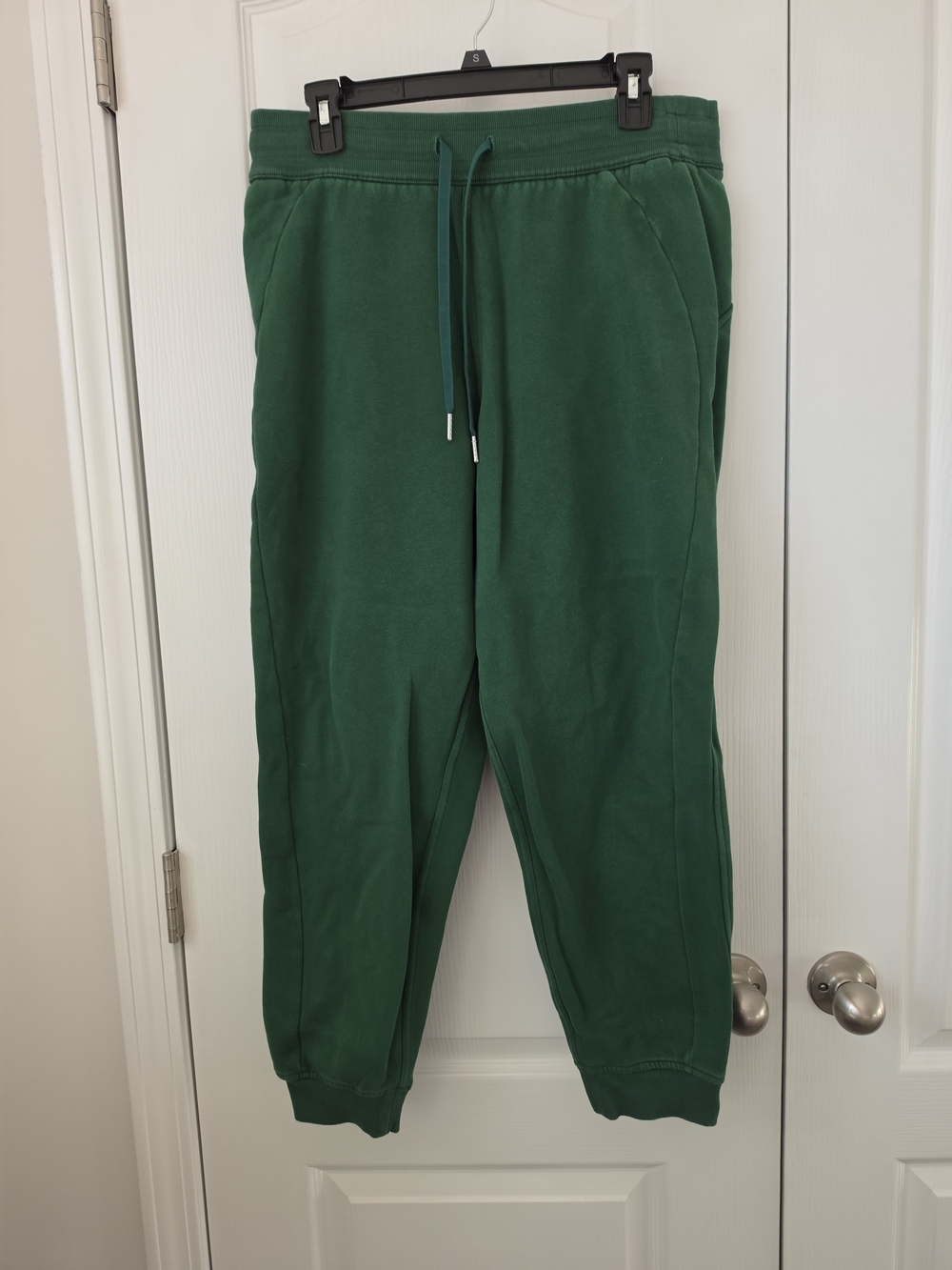 Lululemon Womens Scuba Green Jogger Sweatpants Sz 10
